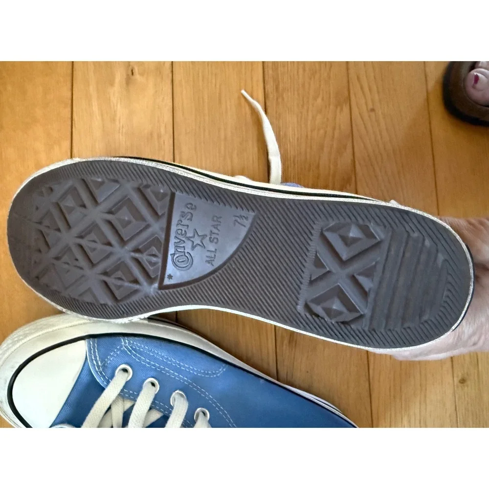 Converse Chuck 70 Hi Top University Blue Canvas Sneakers Mens 7.5 Womens 9 - Picture 11 of 11